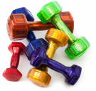 Jelly-Bell Urethane Aerobic Dumbbells